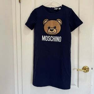 Moschino Blue Top with Bear Kids 14A